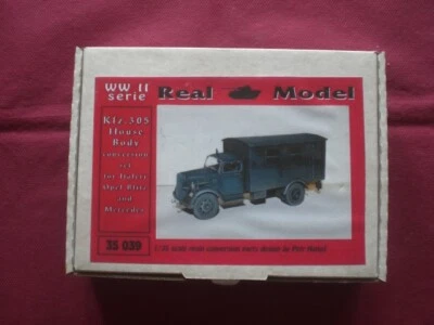 Kfz.305 House Body Conversion set for Opel Blitz - SCALA 1/35 Real Model - Immagine 1 di 2