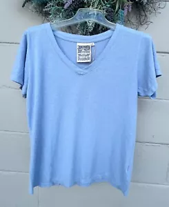 XL Jungmaven Paige Camiseta Cuello en V Azul Costero Cáñamo Algodón Orgánico Nueva con Etiquetas Nueva - Imagen 1 de 12