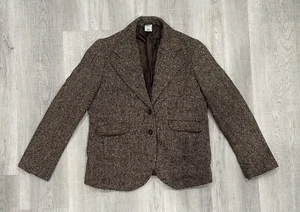 Old Navy Maternity Blazer Pea Coat Jacket Brown Size M Medium - Picture 1 of 12