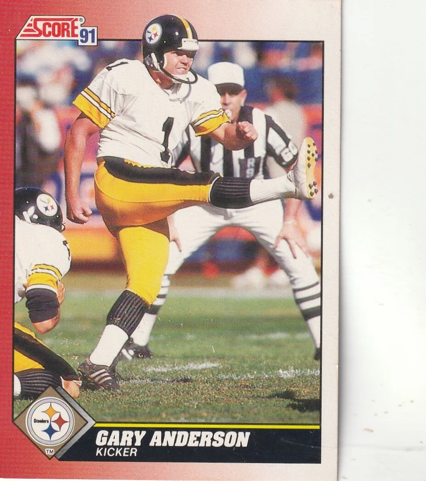 FREE SHIPPING-MINT-1991 Score Gary Anderson #121 PLUS STEELERS BONUS CARDS - Image 1 of 1