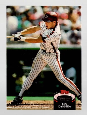 1992 Stadium Club #470 Len Dykstra NM/Mint - Image 1 of 2
