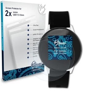 Bruni 2x Écran protecteur pour oozoo Q00113 43mm Protecteur d'écran - Photo 1 sur 4