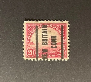 New Britain, Conn. Type 205 Precancel - 20 cents Golden Gate - U.S. #567 - CT - Picture 1 of 2