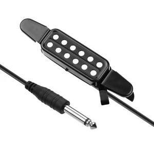 Clip-on Acoustic Electric Guitar Pickup Transducer Pickup 12 Hole 1/4 inch T0B1 - Picture 1 of 6