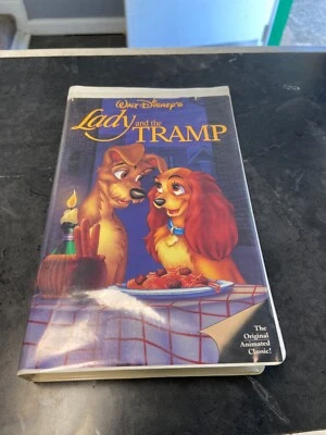 Disney Classic’s Black Diamond Sealed VHS - Lady and the Tramp - Tear In Seal - Image 1 of 3