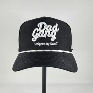 Dad Gang Fairway Baseball Trucker Hat Black (green bill) NWOT IYKYK - Picture 1 of 8