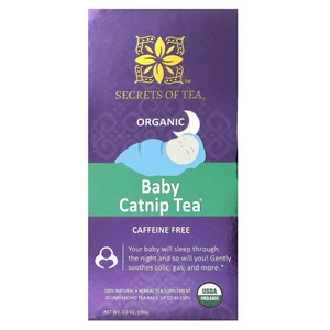 Organic Baby Catnip Tea®, Caffeine Free, 20 Unbleached Tea Bags, 1 oz (28 g) - Picture 1 of 2