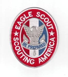 Scouting America Jumbo Eagle Scout Jacket Patch 6"x4" - Boy Scouts of America - Picture 1 of 2