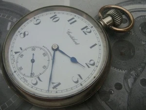 Cortebert vintage Swiss mens pocket watch stainless steel case calibre 534 VGWO - Picture 1 of 14