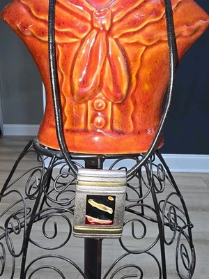 Chico's Abstract Stylish Pendant Necklace Silver Tone - Image 1 of 3