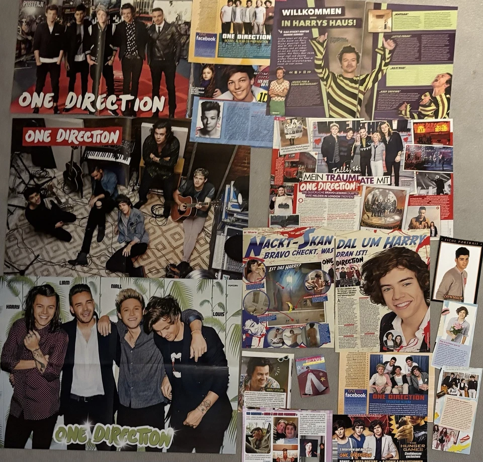 One Direction ❤️  1D  🌺 Internationale 20 x teilige  Sammlung, Poster, Artikel - Bild 1 von 1