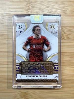 2024-25 Topps UEFA Club Competitions Federico Chiesa /50 Auto Liverpool Fc - Image 1 of 4