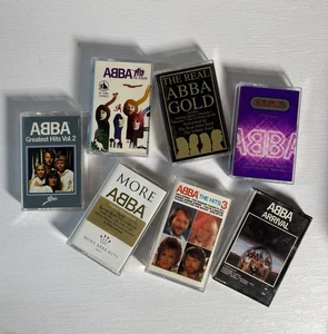 ABBA Cassette Tape Albums Bundle Job Lot X 7 More ABBA Arrival Etc - Picture 1 of 2