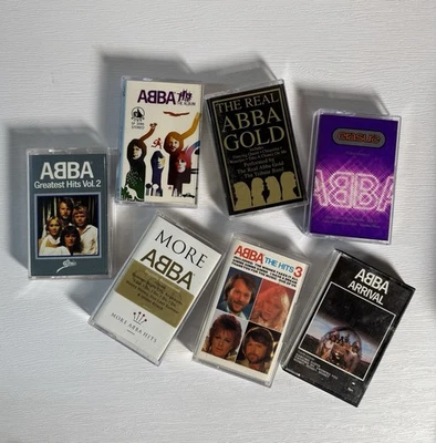 ABBA Cassette Tape Albums Bundle Job Lot X 7 More ABBA Arrival Etc - Image 1 of 2