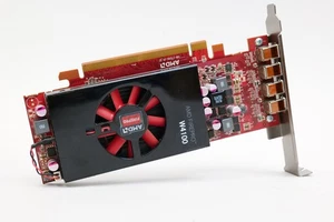 AMD Video Card FIREPRO W4100 Quad Monitor Outputs - Picture 1 of 7
