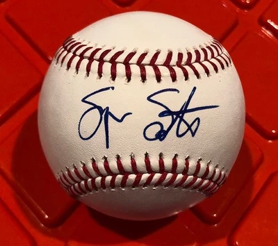 SPENCER STRIDER Autographed PSA Authentic Rawlings OMLB Baseball - Image 1 of 3