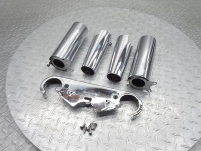 99-08 Kawasaki Vulcan Classic VN1500 1999 horquilla delantera tubo cromo cubierta protector lote Foto 1 de 4