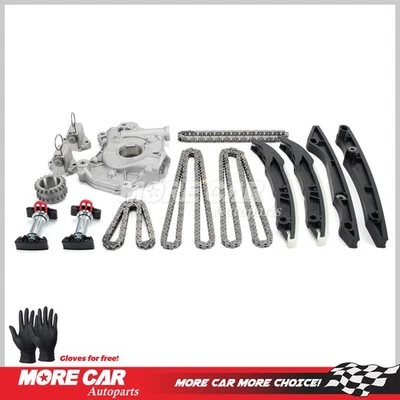 Kit de cadena de distribución con bomba de aceite para Ford F-150 Mustang 2015 2016 2017 5,0 L Gas Flex Foto 1 de 4