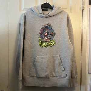 The Hundreds Zombie bomb hoodie Vintage Gray Pullover Medium - Picture 1 of 6