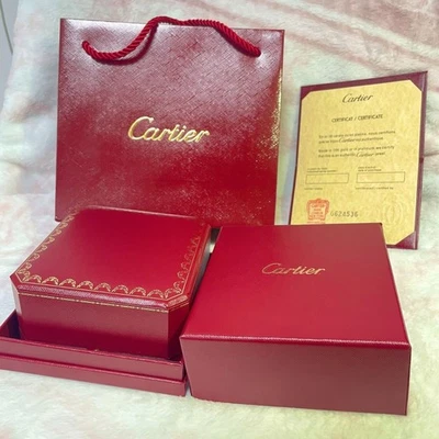 Love Bracelet Box Clou Gift Bag Cartier Jewelry Empty Box Certification Card - Image 1 of 4