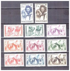 MAURITANIA N° 105 / 115 EXCEPT N° 112 A. NEW SERIES * . SUPERB . - Picture 1 of 2