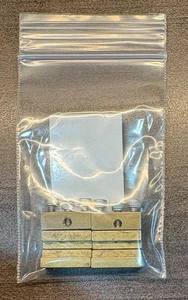 1 Pair Uncle Herm's Track Joiners - Power Wire 332 Joiner - G Gauge - Rail Clamp - Picture 1 of 2