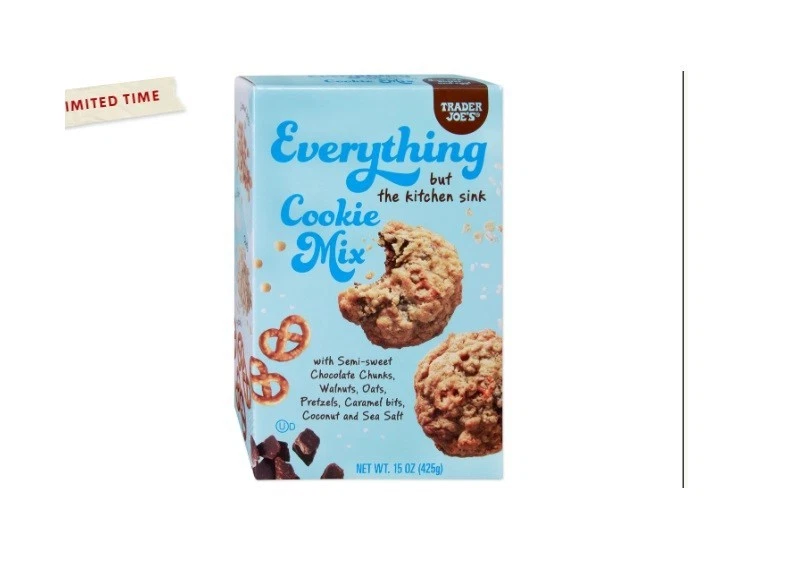 Смесь для печенья Trader Joe's Everything but the Kitchen Sink 15 унций - Изображение 1 из 1