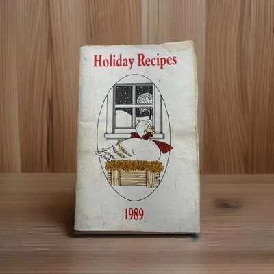 Iowa Holiday Cookbook Christmas ethnic VTG Dutch Raisin cookie Danish Abelskiver Foto 1 de 4