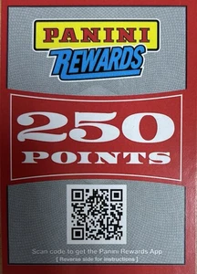 Tarjeta de canje de 150 puntos Panini Rewards sin usar - Imagen 1 de 1
