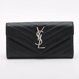 Saint Laurent V Stitch GNC372264 Leather Black - Picture 1 of 10