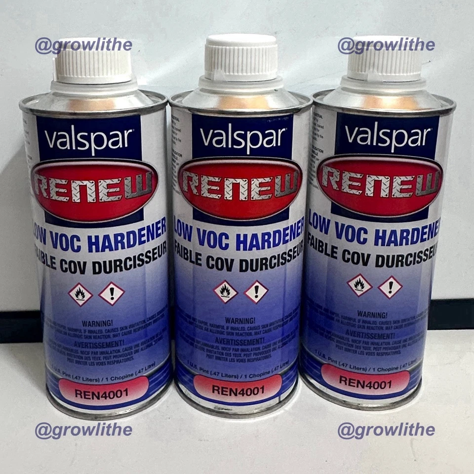 Valspar Renew REN4001 低 Voc 油漆硬化剂 John Deere 激活剂 X 3 全新 — 第 1/1 张图片