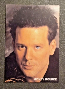 MICKEY ROURKE - POSTCARD/CARTOLINA /Hollywood/attori/cinema/Angel Heart/Homeboy - Imagen 1 de 2