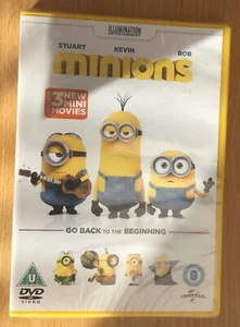 🌟MINIONS - GO BACK TO🌟ANIMATION🌟DVD FILM🌟BRAND NEW & SEALED🌟UK🇬🇧SELLER🌟 - Imagen 1 de 4