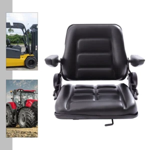 Sedile sospensione carrello elevatore universale nero adatto a Clark Cat Hyster Yale Toyota nuovo - Foto 1 di 15