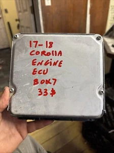 89661-0ZQ91 Toyota Corolla ecm ecu computer 2017-2018 Box#7 - Bild 1 von 4