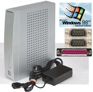 MINI COMPUTER WINDOWS 98 SE 2x RS-232 SERIAL LPT PARALLEL VGA + DVI CA22 PCI-BUS - Picture 1 of 9