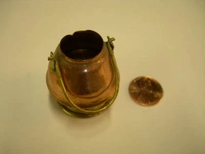 MINIATURE COPPER POT! JAPAN! GREAT SHAPE! - Picture 1 of 3