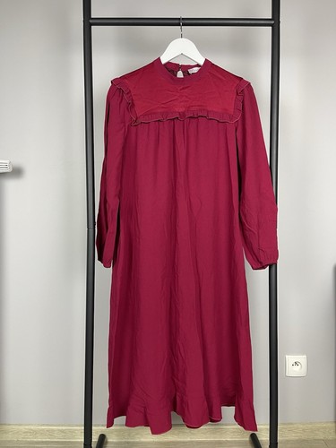 Abito rosso Valentino acetato taglia 42