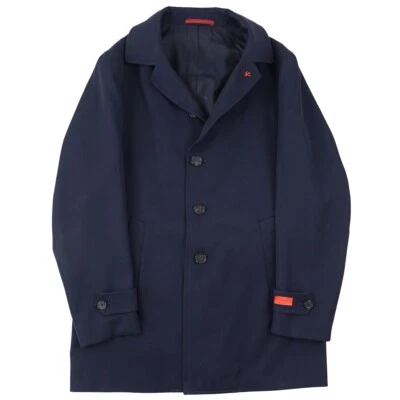 Isaia 'Iconico' Technical Wool-Blend Walking Coat Slim XL (42-44) NWT Overcoat - Image 1 of 4