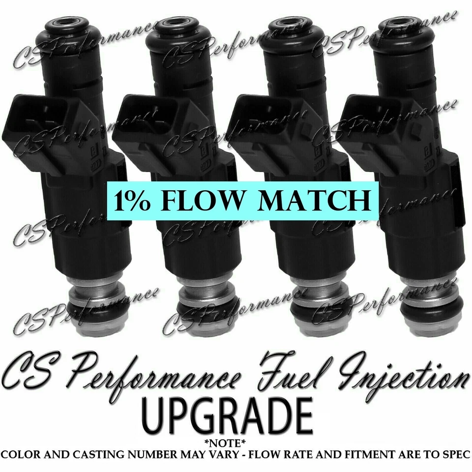 Juego de inyectores de combustible (4) Bosch Upgrade 1% Flow Match para 98-2000 Mercedes 2.3L I4 Foto 1 de 1