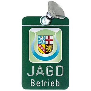 Dr. Gmünder Autoschild Jagdbetrieb PKW Schilder NEU - Bild 1 von 1