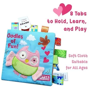 Oodles of Fun Soft Cloth Preschool Toddlers Intelligent Development Toy Book - Picture 1 of 8
