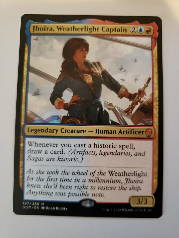 1x MTG Jhoira, Weatherlight Captain Dominaria 197/269 Regular Mythic NM x1 - Image 1 of 1