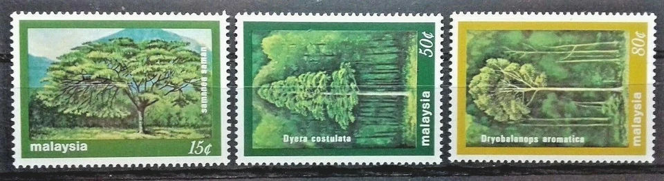 MALAYSIA 1981 TREES OF MALAYSIA SG 232 - 234 MNH OG FRESH - Image 1 of 1
