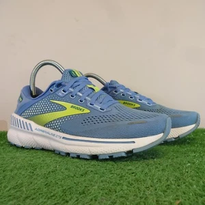 Brooks Running Shoes Size 4.5 Womens Adrenaline GTS 22 Blue Running Marathon Gym - Picture 1 of 13