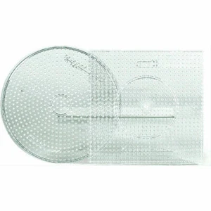 Hama Bügelperlen Midi - 2er Set Stiftplatten im Beutel - Transparent großer Krei - Bild 1 von 1