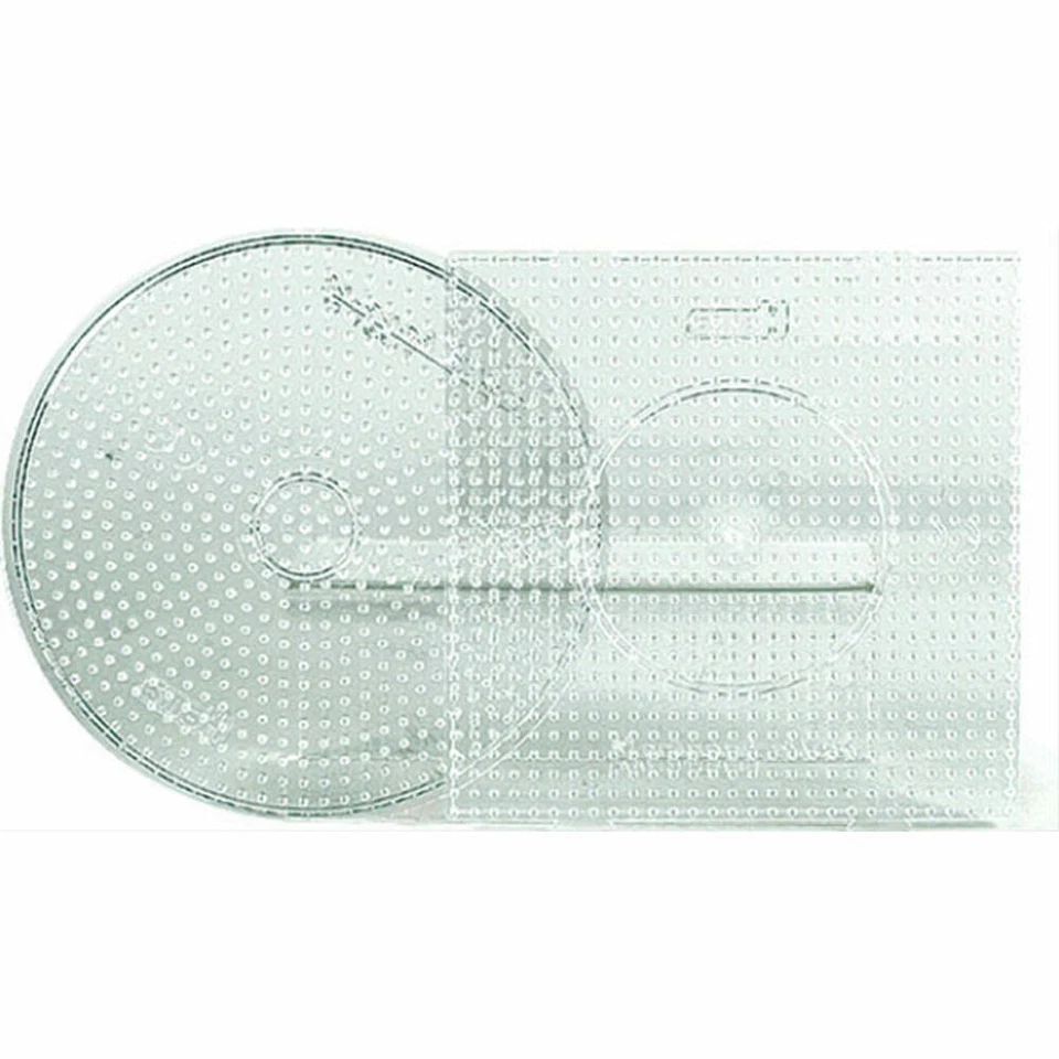 Hama Bügelperlen Midi - 2er Set Stiftplatten im Beutel - Transparent großer Krei - Bild 1 von 1