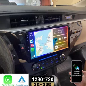 2+32GB Android 13 For Toyota Corolla 2014-2016 Car Stereo Radio CarPlay Camera - Picture 1 of 20