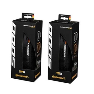 Grand Prix 5000 Bike Tire - 2 Pack 700 x 25 Black Clincher - Picture 1 of 2