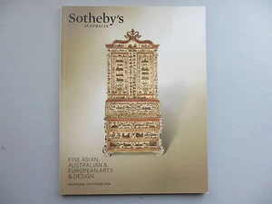 Fine Asian Australian & European Arts & Design Sotheby's Melbourn. 29 Octob 2014 - Picture 1 of 10